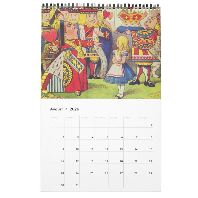 Alice no Calendário das Maravilhas (Ago 2026)