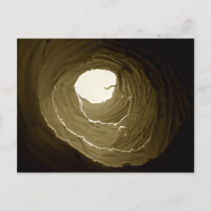 Alice no cartão do furo de coelho do país das