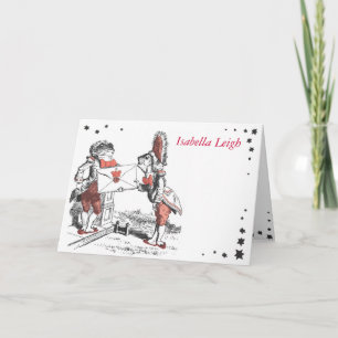 Alice No Cartões de agradecimentos Do Bat Mitzvah 