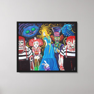 Alice no impressão das canvas de Zombieland