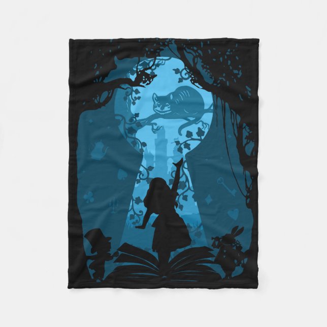 Alice no Livro das Maravilhas lança cobertor (Frente)