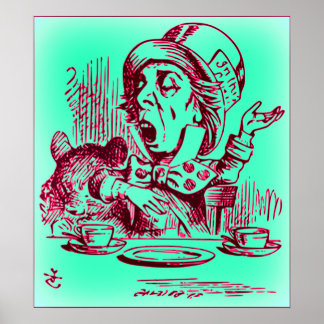 Alice no País das Maravilhas - A Poster do Chapéu