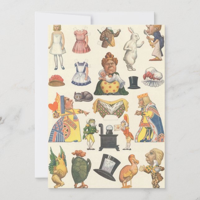 Alice no País das Maravilhas, Boneca de Papel Vito (Frente)