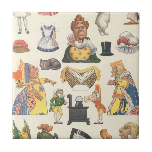Alice no País das Maravilhas, Boneca de Papel Vito (Frente)