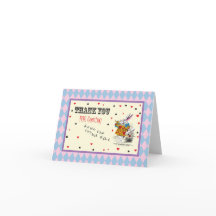 Alice no país das maravilhas - cartões de