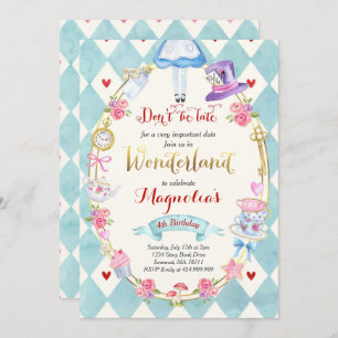 Alice No País Das Maravilhas, Convite À Festa De C