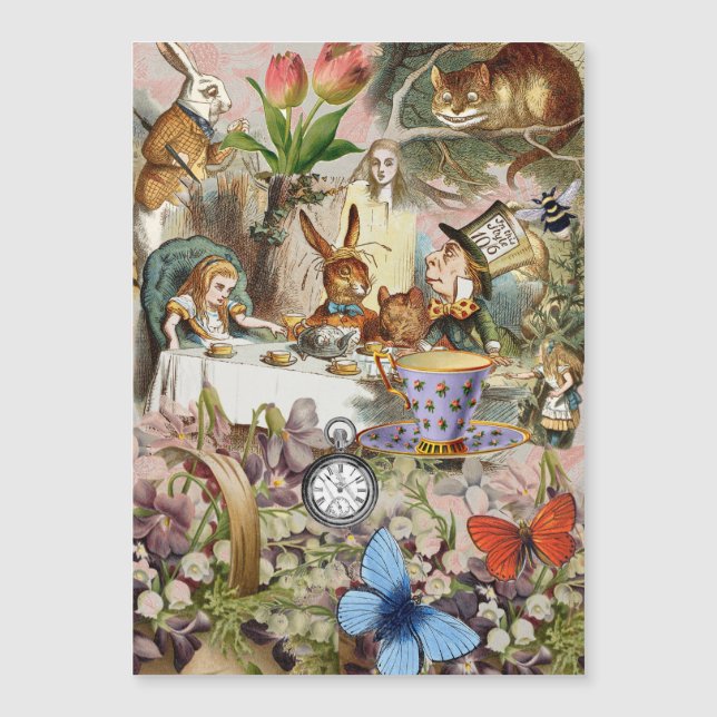 Alice no País das Maravilhas da Arte do Tea Party (Frente)