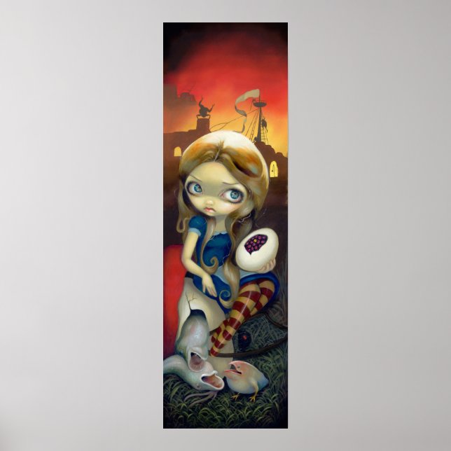 Alice no País das Maravilhas da IMPRESSÃO de Visão (Frente)