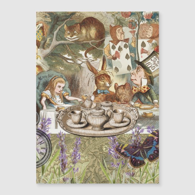 Alice no País das Maravilhas dos Convidados do Tea (Frente)