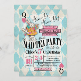 Alice no País das Maravilhas dos Convites de Anive