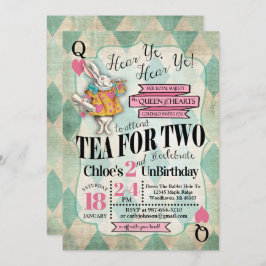 Alice no País das Maravilhas e Convites de Anivers