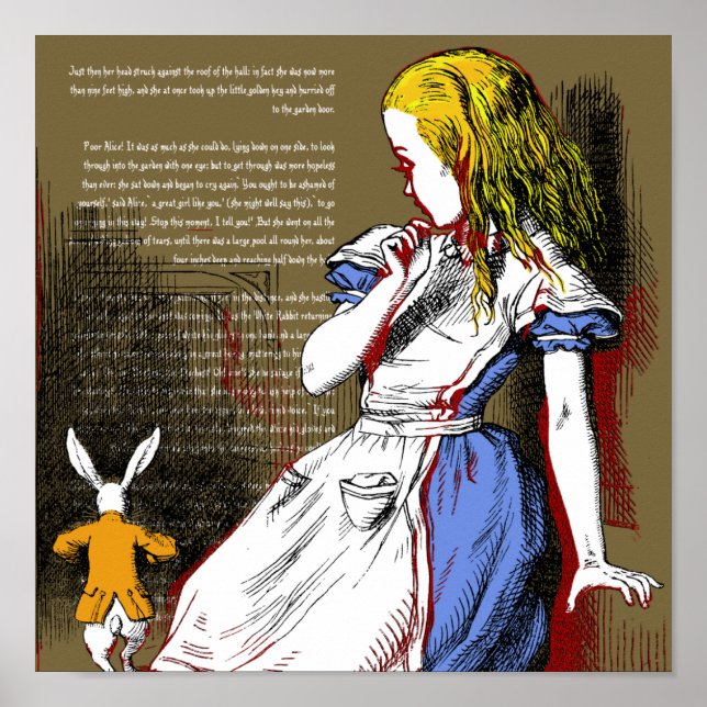 Alice no País das Maravilhas Impressão (Frente)