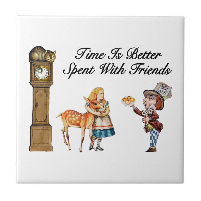 Alice no país das maravilhas melhor com amigos (Frente)