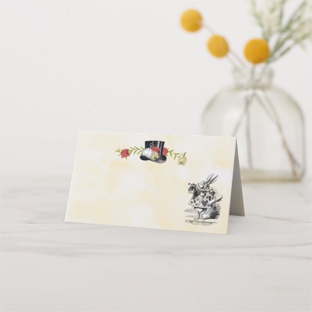 Alice no País das Maravilhas ou Cartão Escoltar (Frente)