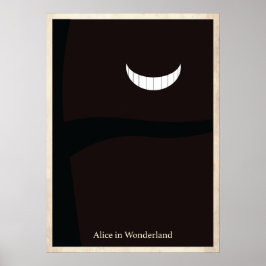 Alice no País das Maravilhas - Poster Minimalista
