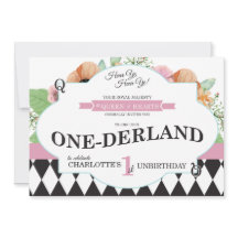 Alice No Primeiro Convite De Aniversário De Oneder