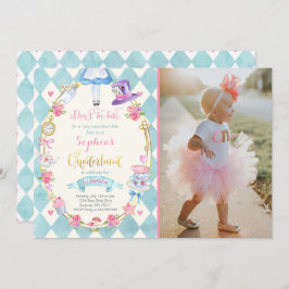 Alice No Sozinho Aniversário do Dia do Convite à F