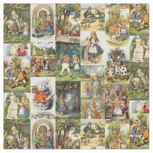 Alice no tecido do país das maravilhas