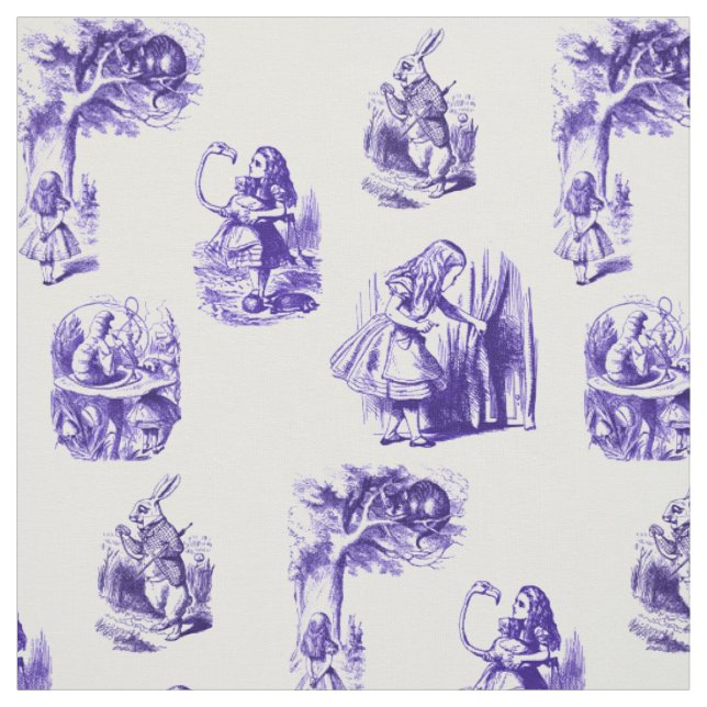 Alice no tecido do roxo do país das maravilhas (Modelo)