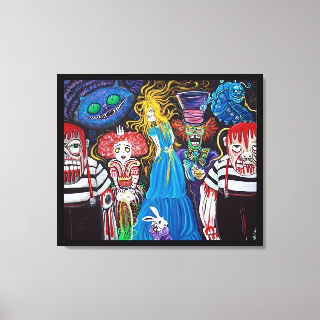 Alice no Zombieland Canvas Print (Frente)