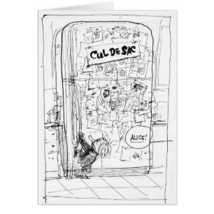 Alice & o cartão do refrigerador