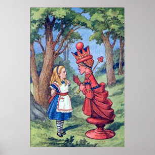 Alice & o poster vermelho da rainha