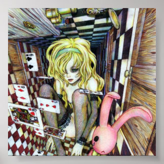 Alice torcida - Poster