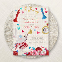 Alice Wonderland Gênero Revela Convite