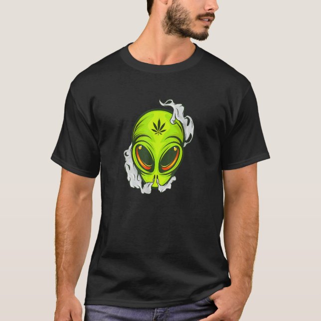 Alien Galaxy Ufo fan Sifi style streetwear top  (Frente)