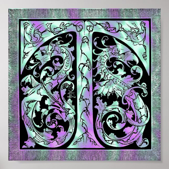 Alien Green, Dragon Poster (Frente)