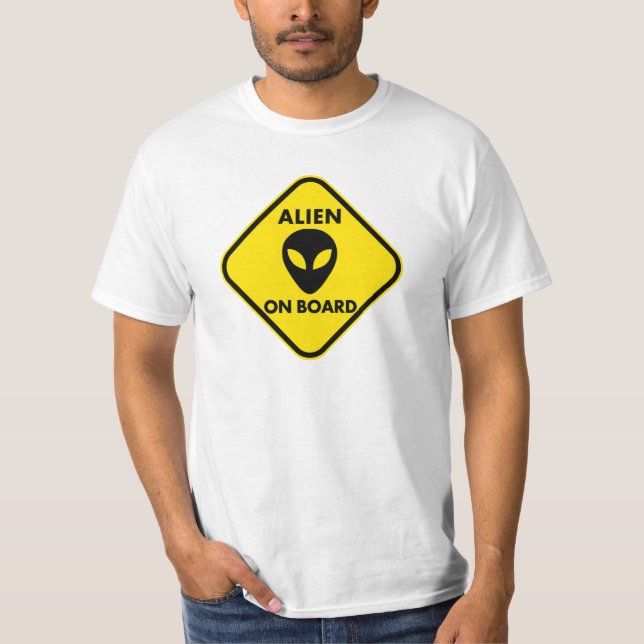 Alienígena a Bordo Camiseta (Frente)
