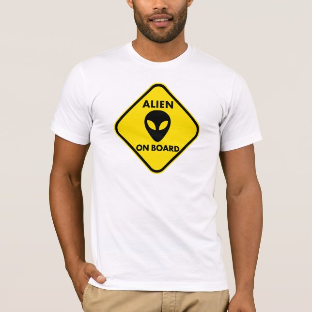 Alienígena a Bordo Camiseta (Frente)