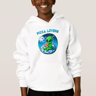 Alienígena Adoradora de Pizza na Lua Cósmico div
