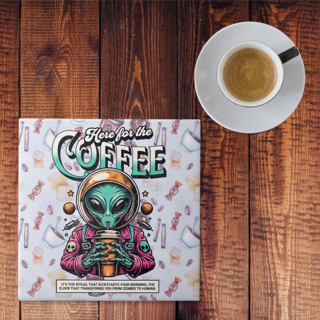 Alienígena aqui pelo café (Criador carregado)