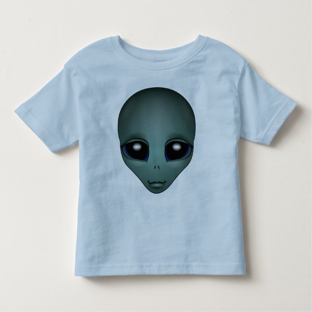 Alienígena Bebê Camisa Alienígena Bonita Camisa Be (Frente)