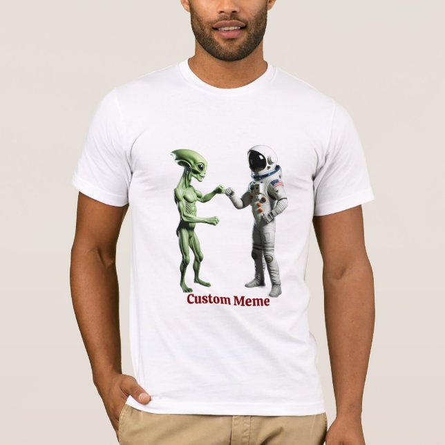 Alienígena Bump Fist Tee - Crie Sua Própria Camisa (Frente)
