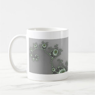Alienígena cinza - Caneca Fractal