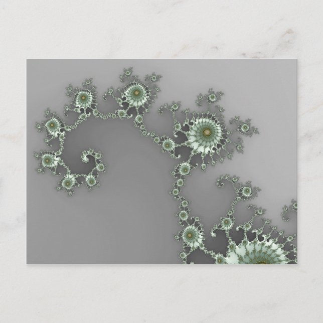 Alienígena de cinza - Cartão postal fratural (Frente)