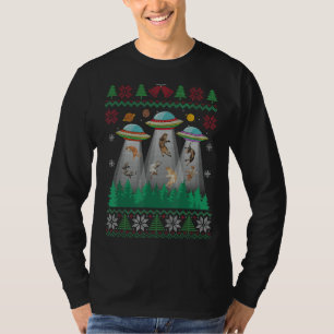 Alienígena De Suéter De Natal Útil Ufo Abdução De