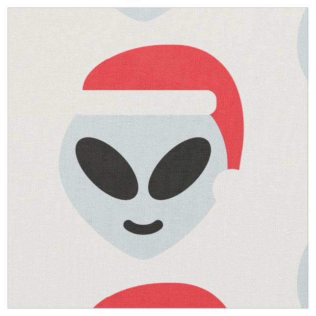 alienígena do santa claus emoji tecido (Detalhe)