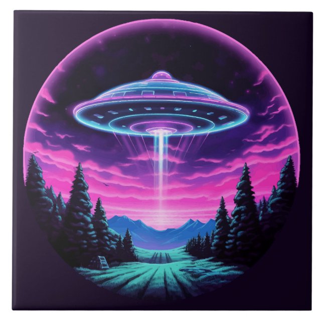 Alienígena Espacial Retrofuturista (Frente)