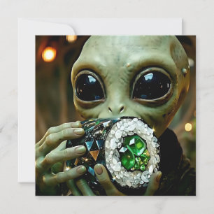 Alienígena Extraterrestre e Sushi Cristalino em Br
