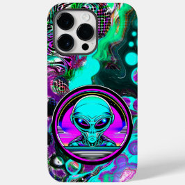 Alienígena Extraterrestre Voando um OVNI