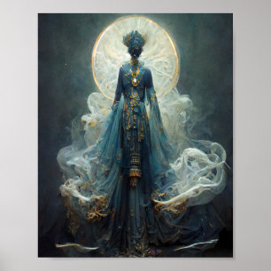 Alienígena Fae 4 Fantasy Sci-Fi Art Poster