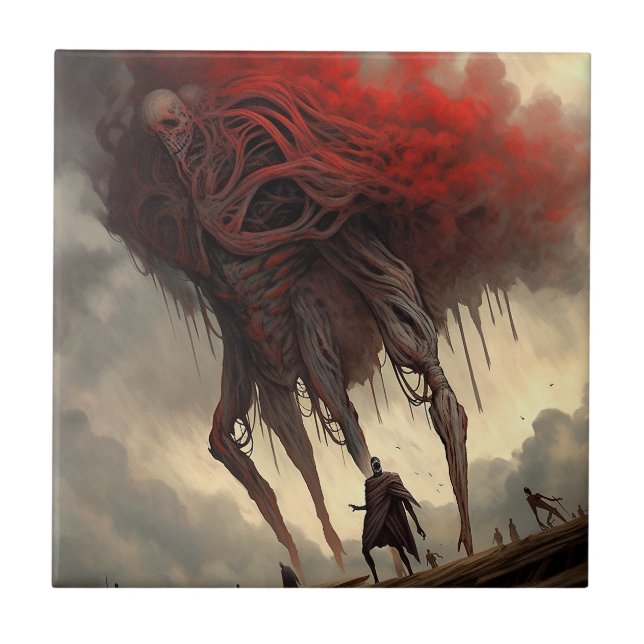 Alienígena Gigante Andando na Ciência Ficando Arte (Frente)