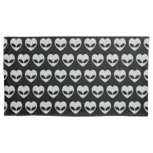 Alienígena Love Heart Travesseiro Case