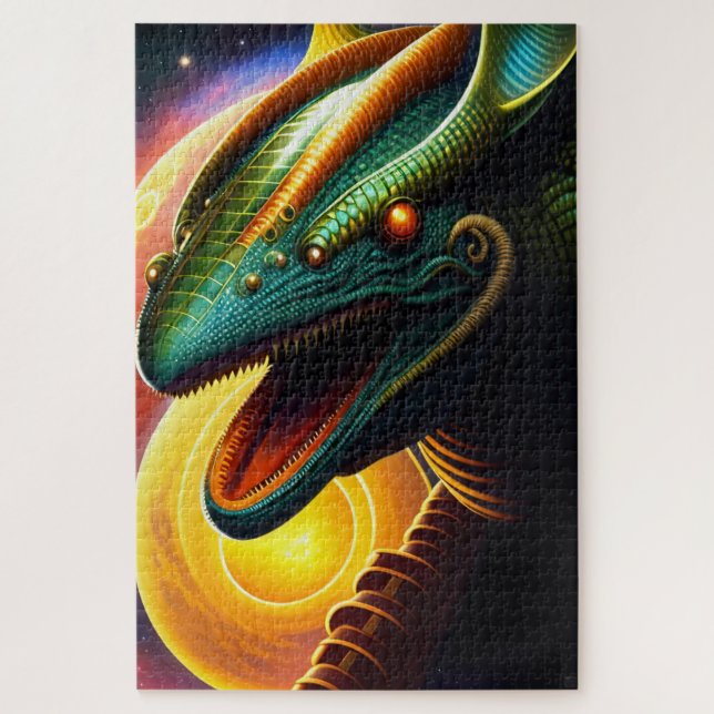 Alienígena mundos 1014 peça Jigsera Quebra-cabeça (Vertical)