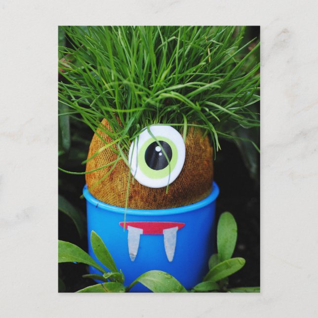 Alienígena no meu cartão postal do jardim (Frente)