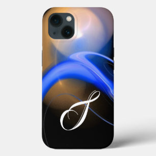 ALIENÍGENA PÉARL MONOGRAM Cabos Azuis Fractais Bra