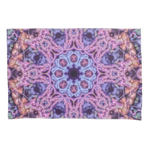 Alienígena Roxa Intriciada Caleidoscópica Mandala